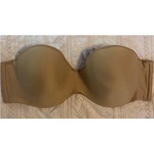 Lilyette Beige Defining Moments Full Figure Strapless Bra, 42C